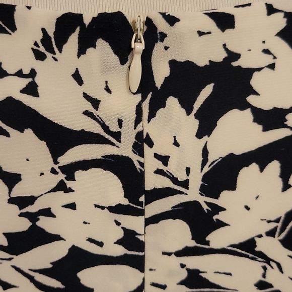 Chaps Floral Rouched Waist Dress - Picture 4 of 6